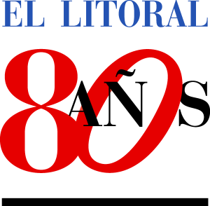 El Litoral 80 years Logo Vector