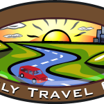 Family Travel Gear Logo Vector