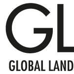 Global Land Tool Network black Logo Vector