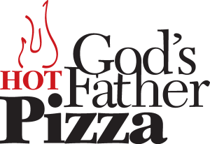 God’s Father Pizza Logo Vector