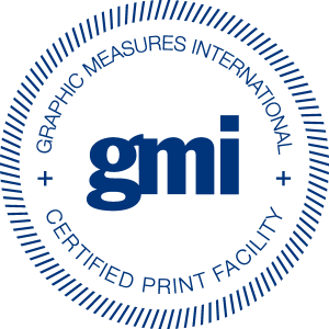 Graphic Measures International Certified Print Logo Vector
