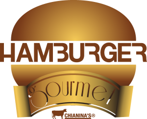 Hamburger Gourmet Logo Vector
