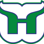 Hartford Whalers simple Logo Vector