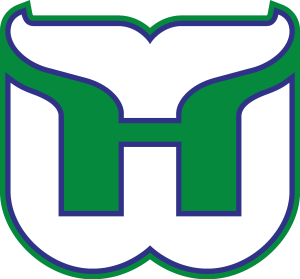 Hartford Whalers simple Logo Vector