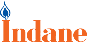 Indane Gas Logo Vector