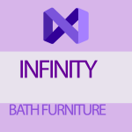 Infinity Bath Furniture Logo Vector