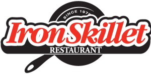 Iron Skillet Restaurant Logo Vector