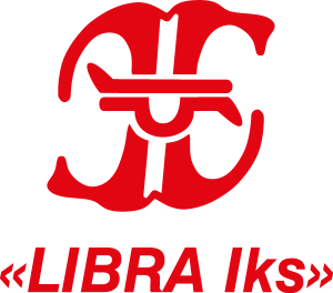 Libra Iks Logo Vector