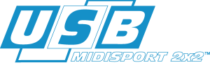 MidiSport 2×2 USB Logo Vector