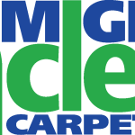 Mighty Clean Carpet Care Logo Vector