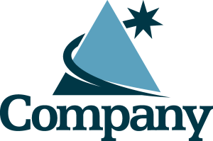 Pyramid Star Logo Vector