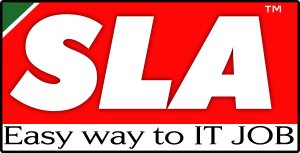 SLA easy way to it Job Logo Vector