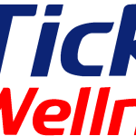 Ticket Wellness Logo Vector