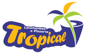 Tropical Lanchonete e Pizzaria Logo Vector