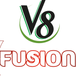 V8 V•Fusion Logo Vector