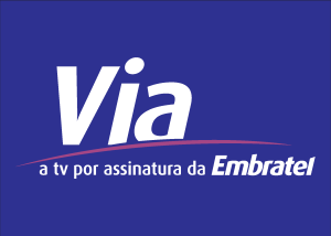 VIA EMBRATEL TV POR ASSINATURA Logo Vector