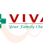 VIVA   Your Family Chemist Logo Vector