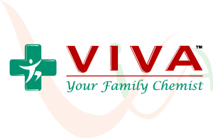 VIVA   Your Family Chemist Logo Vector