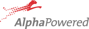 áAlpha Powered Logo Vector
