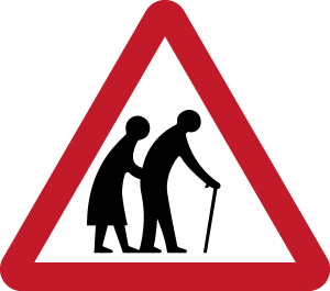 Elderly persons Logo Vector