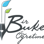 Bir Buket Öğretmen Logo Vector