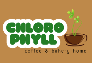 Chlorophyll coffee and bakery Logo Vector