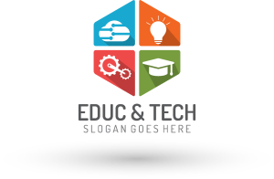 Education and Technology Logo Vector