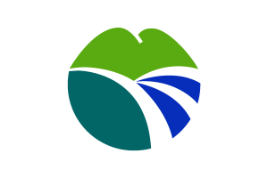 Flag of Kurobe, Toyama Logo Vector