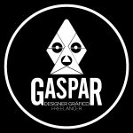 Gaspar cocktail Logo Vector