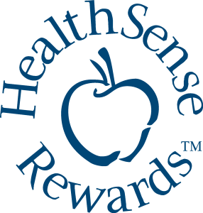 Health Sense Rewards Logo Vector
