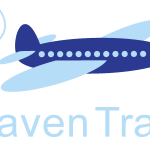 Heaven Travel Funky Logo Vector