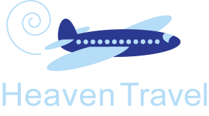 Heaven Travel Funky Logo Vector