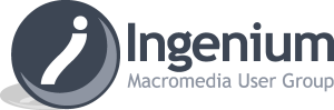 Ingenium Macromedia User Group Logo Vector
