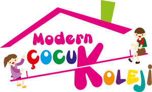 Modern Çocuk Koleji Logo Vector