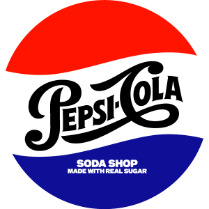 Pepsi Cola Soda Shop Made with Real Sugar Logo Vector