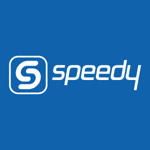 Speedy Internet White Logo Vector