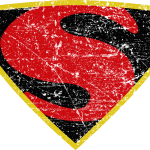 Superman Vintage Logo Vector