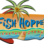 The Fish Hopper Logo Vector