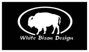 White Bison Design Logo Vector