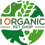 i Organic Pet Shop Logo Vector