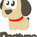 Adorable Comic Dog Logo Vector