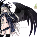 Angel drawing  Anime PNG Vector