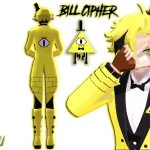 Anime Bill Cipher PNG Logo Vector