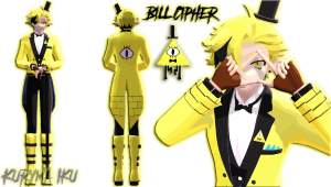 Anime Bill Cipher PNG Vector
