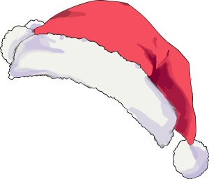 Anime Christmas Hat PNG Vector