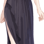 Anime Dress Design PNG Vector