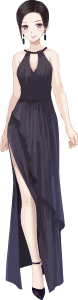Anime Dress Design PNG Vector
