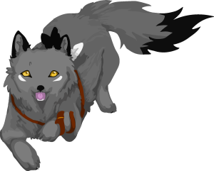 Anime Puppy PNG Vector