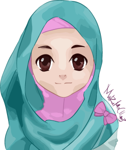 Anime With Scarf PNG Vector