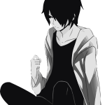 Emo Anime Picture PNG vector